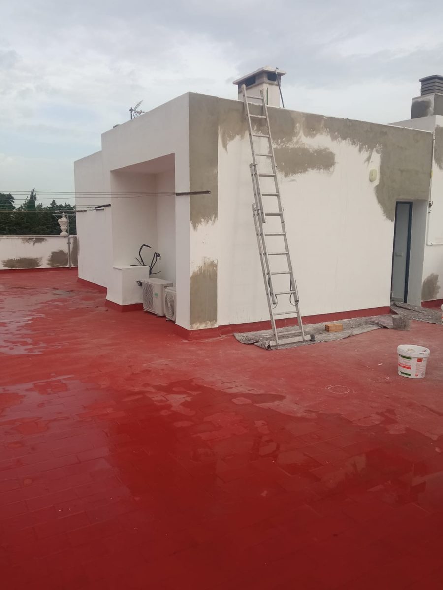 Impermeabilización de azotea antes